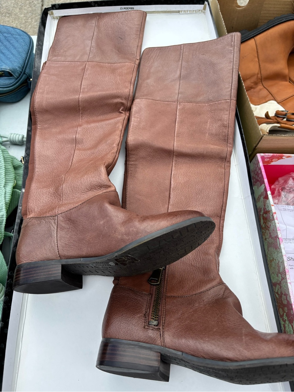 Women's Over The Knee Brown Chinese Laundry Boots